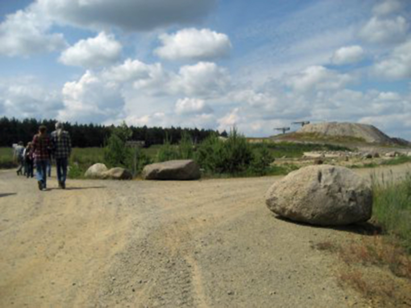 Vereinstreffen 2010 - Führung Lausitzer Seenland - rekultivierte Tagebaulandschaft