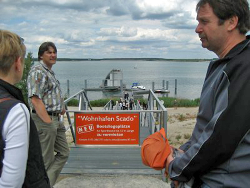 Vereinstreffen 2010 - Führung Lausitzer Seenland - rekultivierte Tagebaulandschaft