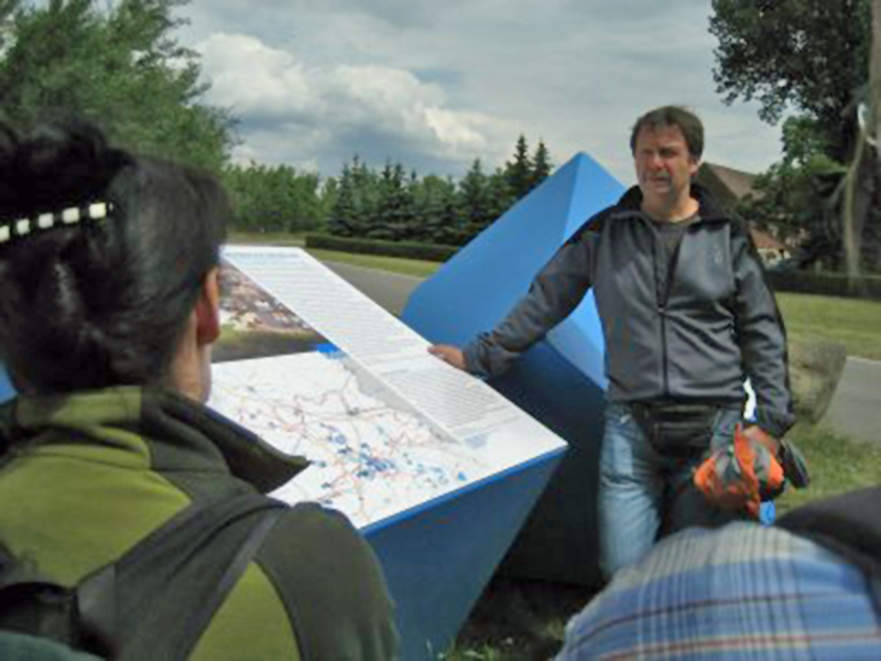 Vereinstreffen 2010 - Führung Lausitzer Seenland - rekultivierte Tagebaulandschaft